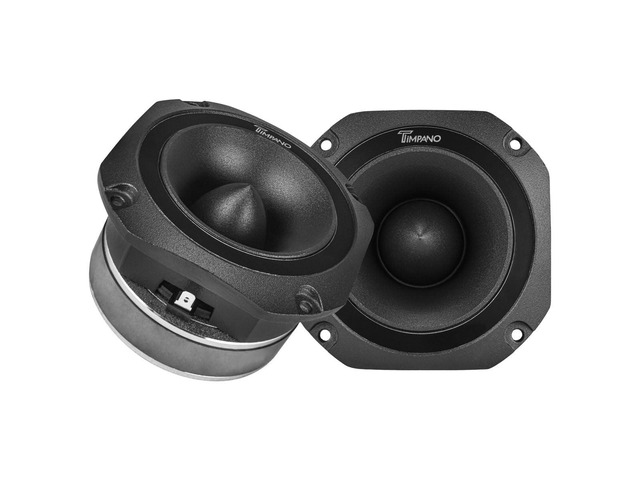 Super Tweeter 4 Inch TPT-ST25 Black, 8 Ohm, 900 Watts Max, 107 dB, 1.5 in Voice Coil, HIgh Sensitivity, Slim Profile Bullet Tweeters Speakers for...