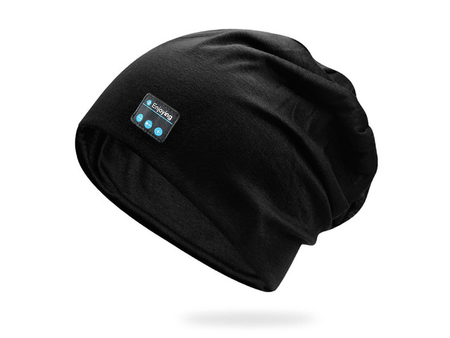 Summer Bluetooth Beanie Hat Headphones for Women/Men Wireless Music Slouchy Beanie Cap Headset with Mic for Sports