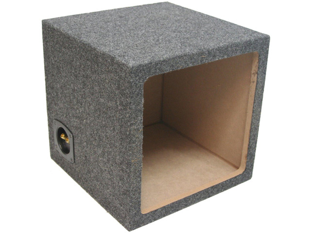 10 Inch Square Subwoofer Box Sealed Sub Box Fits Kicker L7 Enclosure - ASC Tight Accurate Bass Cabinet, Dense Wood Build, Budget-Friendly...