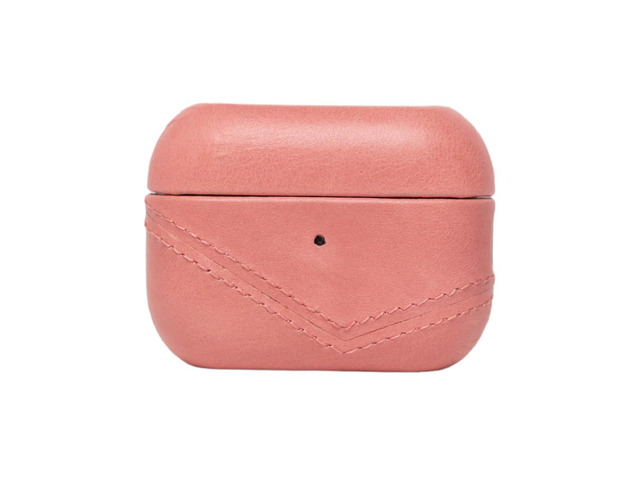 Premium Leather Case Compatible with Apple AirPods 3, Wireless Charging, Two-Piece Design (South Beach Edition)