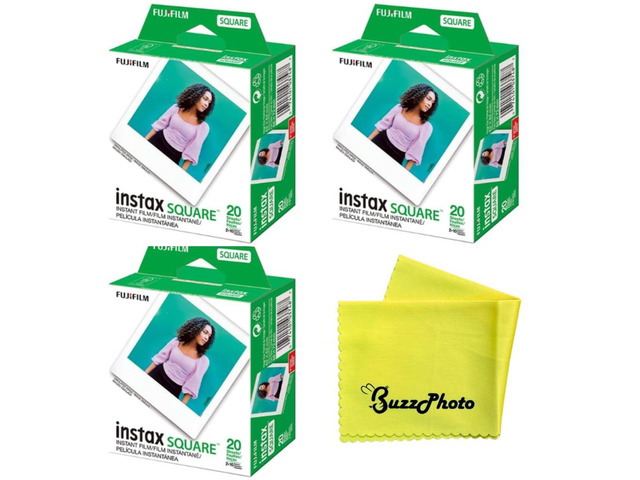 Instax Square Instant Color Film (60 Sheets)