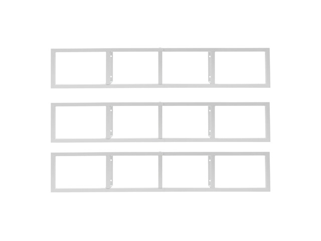 3Pcs DVD Shelves Wall Mount Media Storage Rack CD DVD Organizer Metal Shelf 34 Inch Cube Storage Media Shelf and Video Game Organizer, Cube...