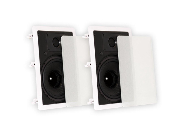 TS80W in Wall 8' Speakers Surround Sound Home Theater Pair