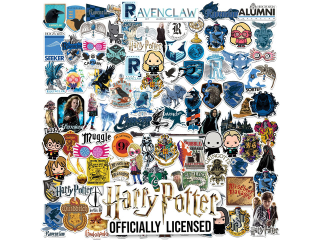 Harry Potter Ravenclaw Theme Bundle Set 2 100 Vinyl Stickers Waterproof Car