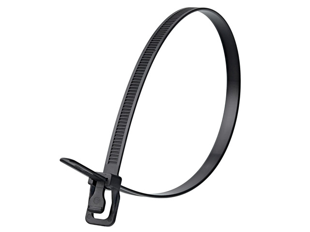 36-Inch Black Reusable Releasable Cable Ties 10 Pack, 175 lb Strength, Patented Quick-Release, Ultra-Durable for Heavy-Duty Commercial and...