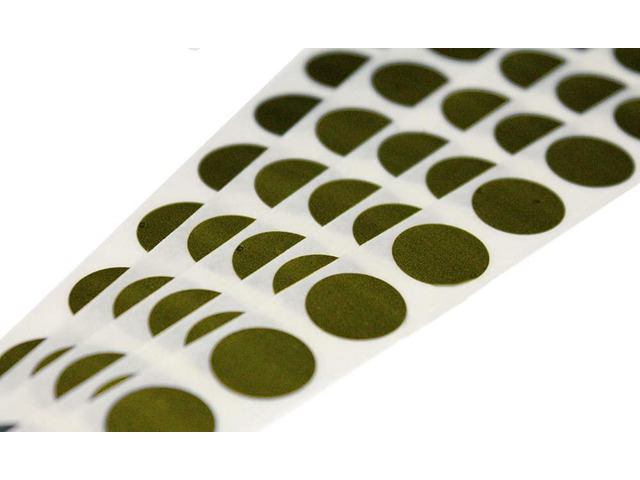 0.50 in Gold Round Scratch-Off Stickers, 500 Pack Ideal for concealing text on cards, small raffle tickets, teacher rewards, wedding favors, baby...