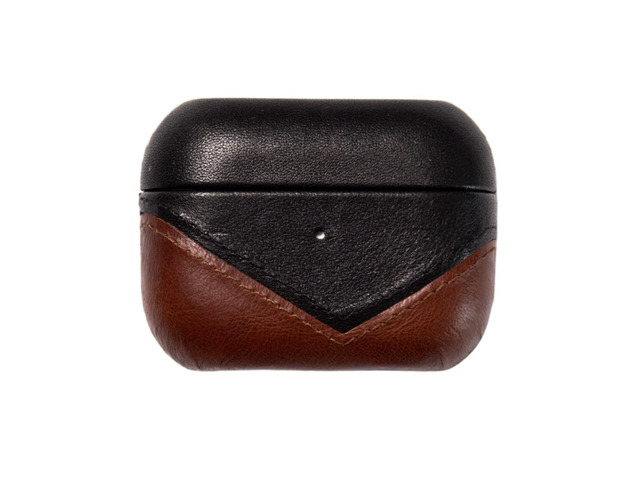 Premium Leather Case Compatible with Apple AirPods 3, Wireless Charging, Two-Piece Design (Terra)