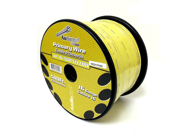 Pet Dog Fence Stranded Wire 16 GA 500 FT Yellow In Ground Fence Burial Boundary