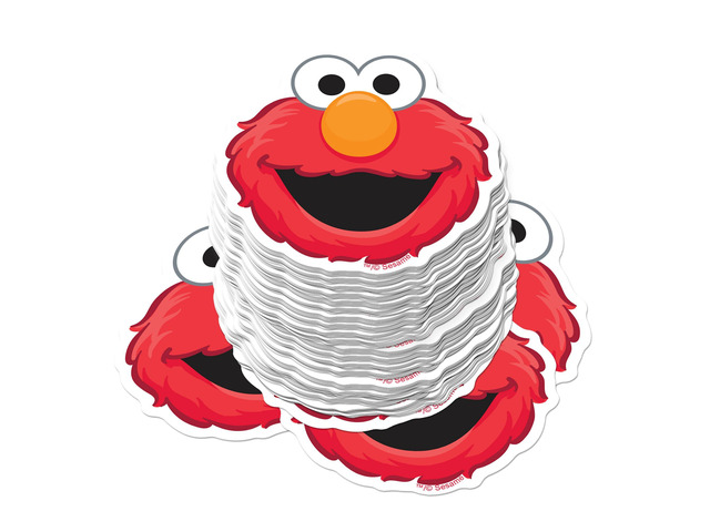 Sesame Street Elmo Face 200 Vinyl Stickers Waterproof Die-Cut Decals Laptop
