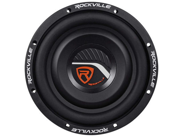 W8T4-S2 8' SVC 2-Ohm Slim Car Subwoofer, 1000W Peak/250W RMS CEA-2031 Compliant, 1.5' Voice Coil, 33oz Magnet, Butyl Surround, Steel Basket,...