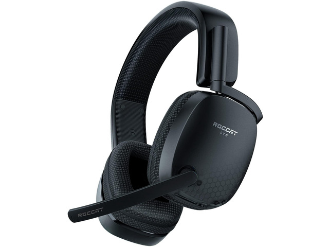 Syn Pro Air - Wireless 3D Audio Surround Sound Lightweight PC Gaming Headset with AIMO RGB Lighting and All-day Battery Life - Black