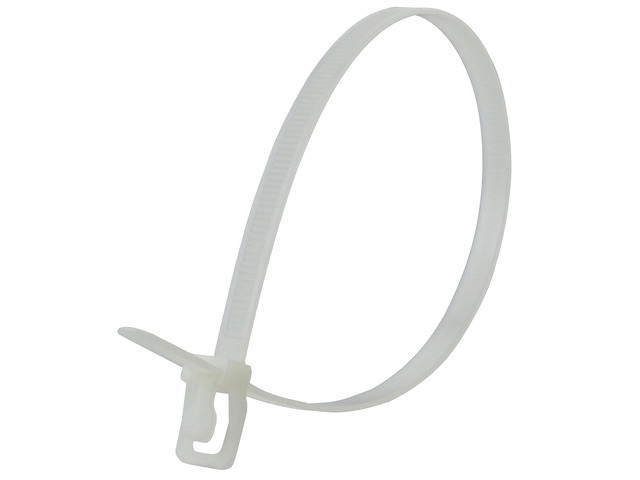 32-Inch Natural Reusable Releasable Cable Ties 10 Pack, 175 lb Strength, Patented Quick-Release, Ultra-Durable for Heavy-Duty Commercial and...