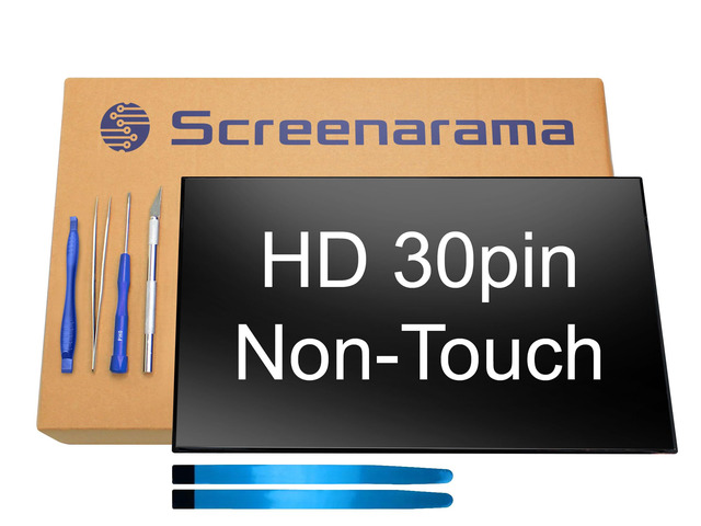 Screen Replacement for Dell Precision 3560 3561 P104F P104F001 30pin Non-Touch HD 1366x768 Matte LCD LED Display with Tools and Tape