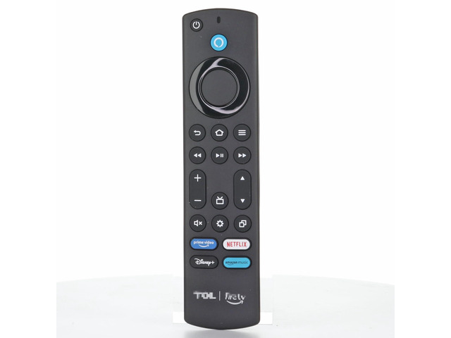 OEM G0401-000212 / G0401-000279 Voice Remote Control Replacement for All TCL Fire TVs - RF, Voice - Prime Video Netflix Disney+ Amazon Music -...