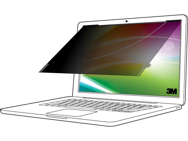 Bright Screen Privacy Filter for 14in Laptop, 16:10, BP140W1B, Plastic