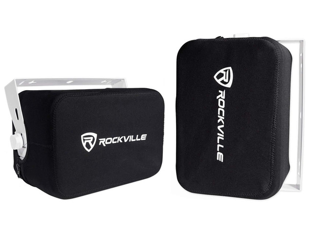 2 RWBC65S Neoprene Covers for Select 6.5' Outdoor/Patio/Boat Speakers Water/Moisture Protection, Heavy Duty Stitching, Zipper Closure, Includes 2...