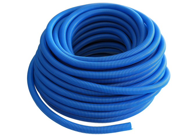 SLT12BL 1/2-Inch x 100-Feet Blue Split Loom Split Wire Loom Polyethylene Conduit Corrugated Plastic Tubing Sleeve for Various Automotive, Home,...