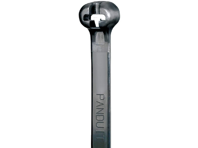 BT2M-M0 Cable Tie, Metal Barb, Miniature, Weather Resistant Nylon 6.6, 7.9-Inch Length, Black (1,000-Pack)