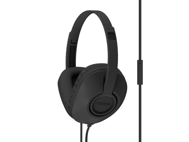 UR23ik Over-Ear Headphone, Black, Microphone, Wired TRRS Plug