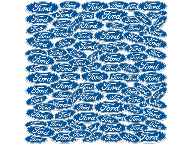 Ford Oval Emblem Logo Designs 100 Vinyl Stickers Waterproof Die-Cut Decals