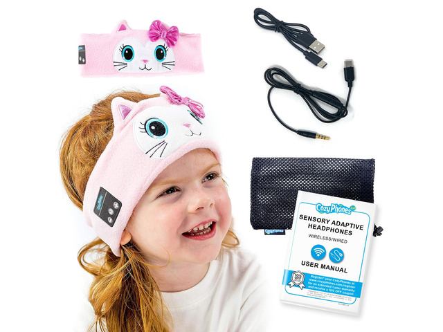 Sensory Headphones for Kids - Autism Sensory Toys, Wireless & Wired Toddler Earphones with Volume Protection, Ideal for Kids with Sensory Issues,...