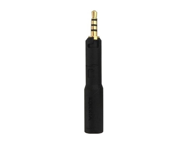 Rocket 2.5mm Male to 3.5mm Female Adapter (Single Body with no Joints): Extremely Versatile for Attachment to headsets/Devices with 2.5mm Audio Port