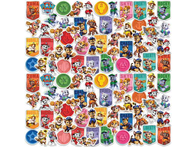 PAW Patrol to The Rescue 100 Vinyl Stickers Waterproof Die-Cut Decals Car