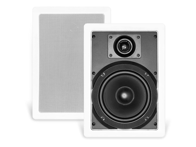 Bio 6.5 2-Way Weatherproof in-Wall Speakers (Single) - Home Theater, Outdoor Kitchen, Patio Speakers