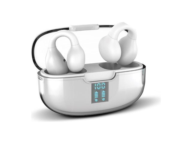 Wave-66 Wireless Earbuds, Bluetooth 5.3 Headphones, 30H Playtime with Charging Case, Hi-Res Stereo Audio, Deep Bass, IPX7 Waterproof, Transparency...