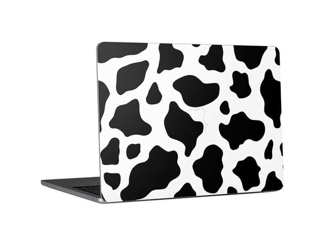 Decal Laptop Skin Compatible with MacBook Air 13in M4 (2025) - Cow Print Design