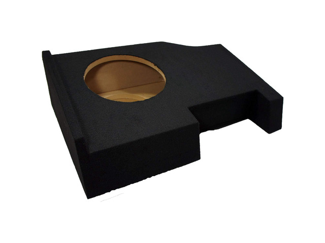 Fits 2014-2018 GMC Sierra Crew Cab Single 10' Subwoofer Enclosure - ASC Compact 10 inch truck sub box, vehicle specific bass upgrade, space...
