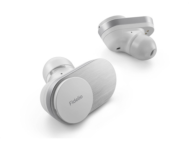 Fidelio T1 True Wireless Headphones with Active Noise Canceling Pro+, Audiophile Quality (White)