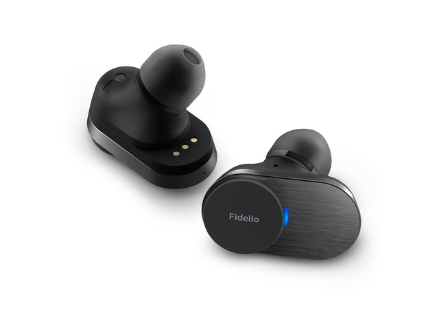 Fidelio T1 True Wireless Headphones with Active Noise Canceling Pro+, Audiophile Quality, Black