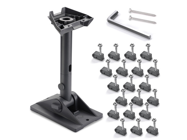 Starlink Mini Roof Mount Pivot Mounting Kit with Pipe Adapter Heavy Duty Adjustable Tilt Angle Pole Mount Bracket Standard Dish Installation