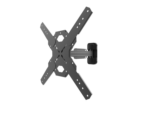 PS200 Full Motion Articulating TV Wall Mount for 26-inch to 60-inch TVs Integrated Cable Management Low Profile and 14 Inch Extension Single...