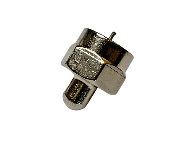 Coax Cable End Terminator Caps 75 Ohm F Type for Ports on Splitter, Wall Plates, Sattelite, Antenna (4-Pack)