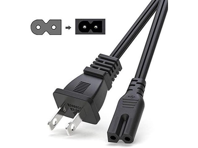 Replacement US 2Prong AC Power Cord Cable for Panasonic DP-UB820 Streaming 4K Blu Ray Player
