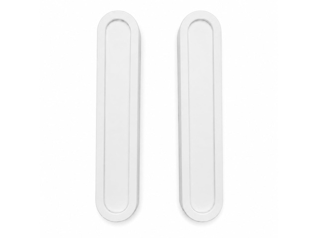 17mm Riser Feet Stand Set Compatible with Sonos Arc Soundbar, Anti-Vibration Speaker Lift Kit for Better Clearance, Tool-Free Soundbar Stand (White)