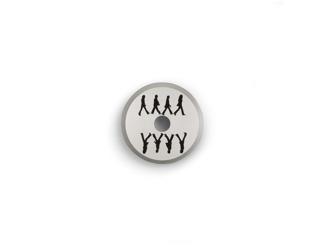CR9100A-AB Aluminum 45 Adapter, The Beatles Abbey Road Mirror Replaces Standard 45 Adapter