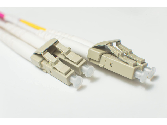7M OM4 LC LC Fiber Optic Cables Violet 100G Duplex 50/125 LC to LC Multimode Jumper 7 Meter (22.97ft) Length Options: 1M-20M 1/40/100gb sfp+...