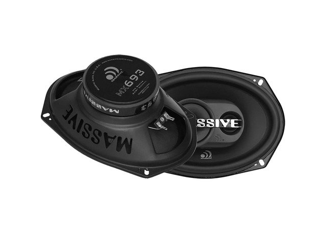 MX693 6x9 3-Way Coaxial Car Speakers 120W Max / 60W RMS Powerful Mid-Bass, Clear Highs & Deep Lows Premium Sound Upgrade Easy OEM Fit Design
