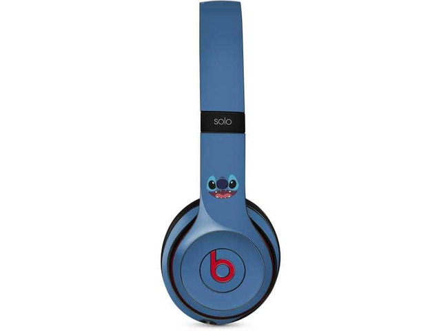 Decal Audio Skin Compatible with Beats Solo 3 Wireless - Officially Licensed Disney Lilo and Stitch Close Design
