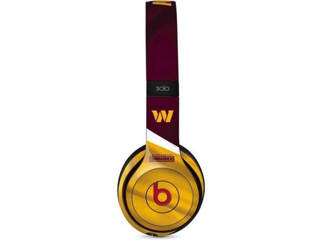 Decal Audio Skin Compatible with Beats Solo 3 Wireless - Officially Licensed NFL Washington Commanders Flag Design