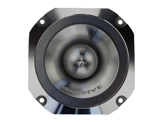 MT1V2 3.5' Power Bullet Tweeter 4 Ohm, 60W RMS Titanium Dome Super Tweeter, High-Output Pro Audio Highs, Aluminum Housing for Car, Motorcycle &...