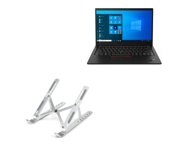 Stand and Mount Compatible with Lenovo ThinkPad X1 Carbon Gen 8 (14in) - Compact QuickSwitch Stand, Portable Multi Angle Viewing Foldable Riser -...