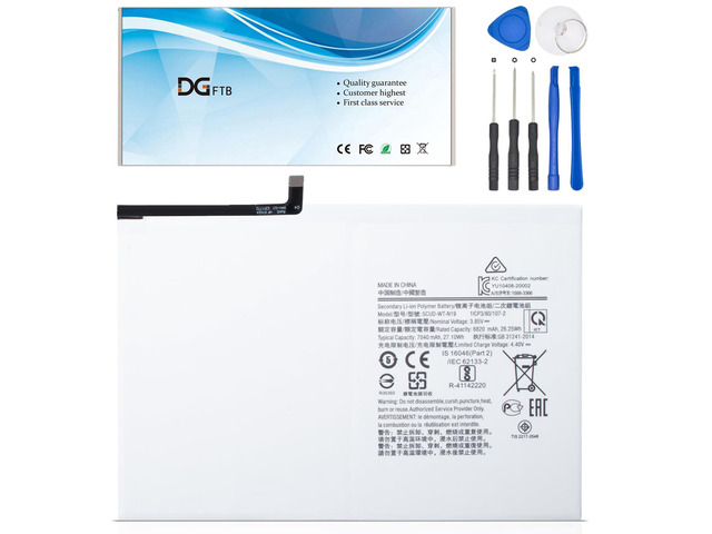 New SCUD-WT-N19 27.1Wh Tablet Battery for Samsung Galaxy Tab A7 10.4 2020 10.4' SM-T500 T500 SM-T505 SM-T500N SM-T505N SM-T503 SM-T507 SM-T507N...