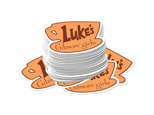 Gilmore Girls Lukes Diner 100 Vinyl Stickers Waterproof Die-Cut Decals Car