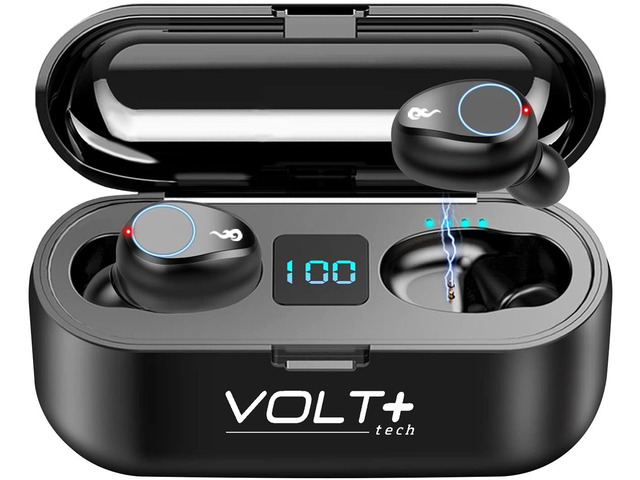 Wireless V5.3 Bluetooth Earbuds Compatible with Honor 90 GT and 2,000Mah PowerBank LED Display, Mic 8D Bass IPX7 Waterproof/Sweatproof