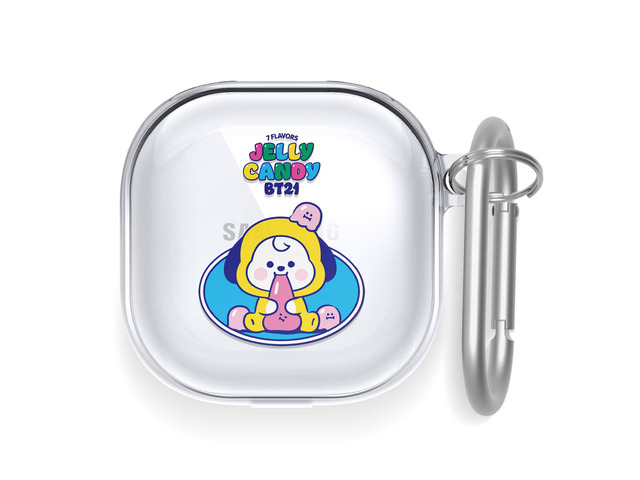 BT21 Case for Galaxy Buds FE, 2 Pro, 2, Pro, Live (2022) (2021) (2020) [Official Merchandise] (CHIMMY)