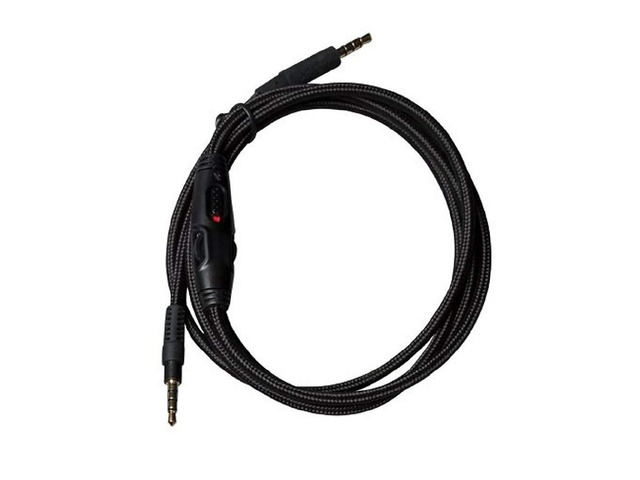 Audio Aux Cable with Mic Mute & Volume Controls for Sony Pulse 3D, Platinum & Gold Headset, Compatible with PS4, PS5, Xbox Series X/S, Xbox One,...